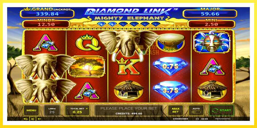 படம் 1 விளையாட்டு இயந்திரம் Diamond Link: Mighty Elephant