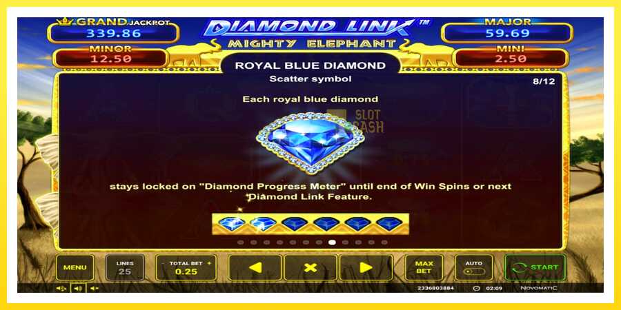 படம் 6 விளையாட்டு இயந்திரம் Diamond Link: Mighty Elephant