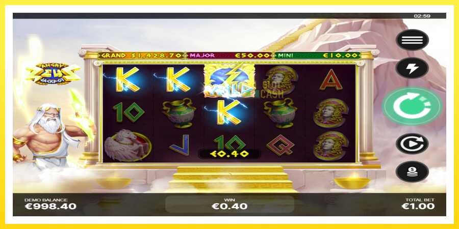 படம் 3 விளையாட்டு இயந்திரம் Angry Zeus Jackpot