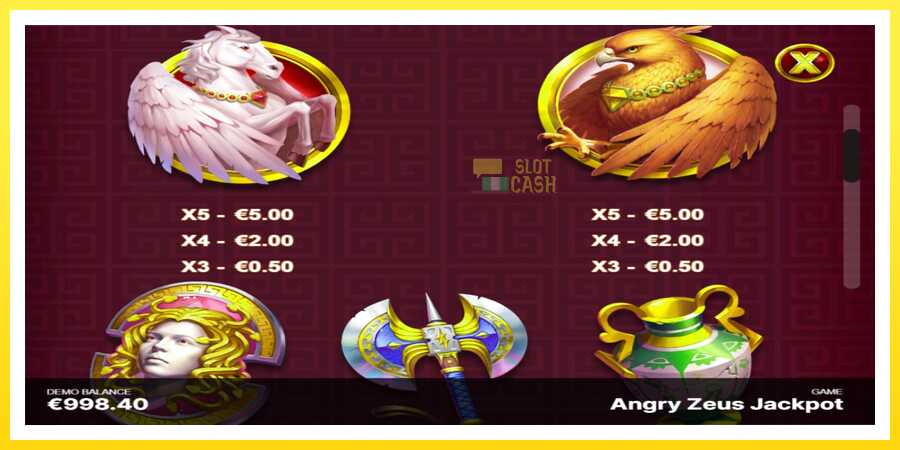 படம் 5 விளையாட்டு இயந்திரம் Angry Zeus Jackpot