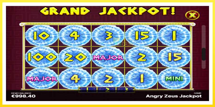 படம் 7 விளையாட்டு இயந்திரம் Angry Zeus Jackpot