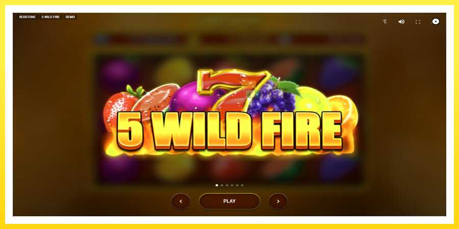 படம் 1 விளையாட்டு இயந்திரம் 5 Wild Fire