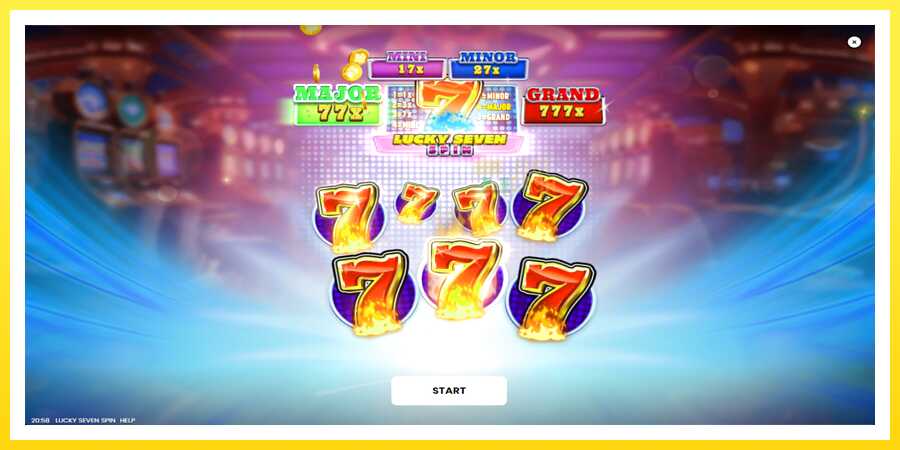 படம் 1 விளையாட்டு இயந்திரம் Lucky Seven Spin