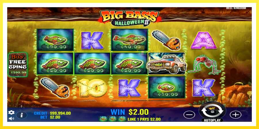 படம் 3 விளையாட்டு இயந்திரம் Big Bass Halloween II