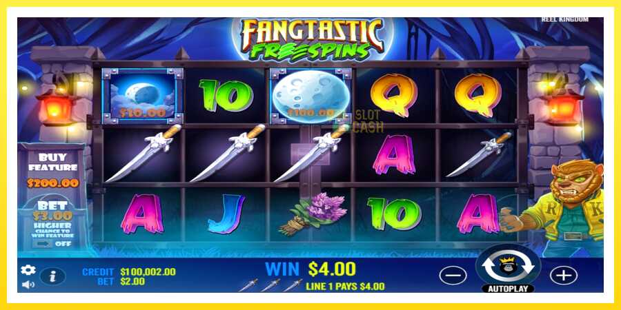 படம் 3 விளையாட்டு இயந்திரம் Fangtastic Freespins