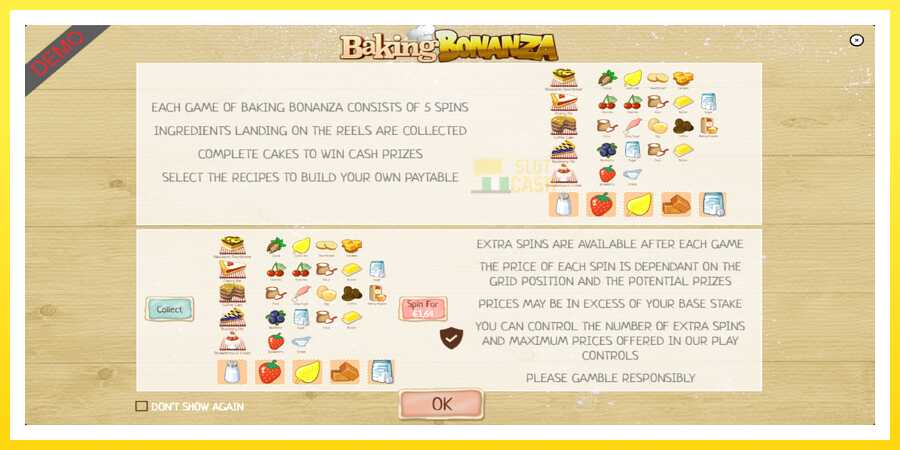 படம் 1 விளையாட்டு இயந்திரம் Baking Bonanza