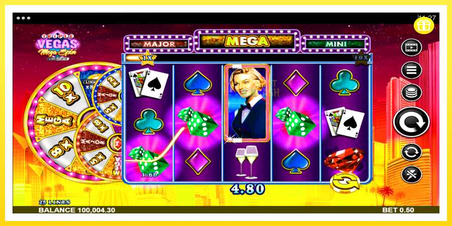 படம் 2 விளையாட்டு இயந்திரம் Triple Vegas Mega Spin