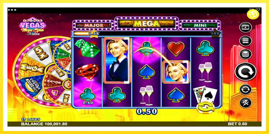 படம் 4 விளையாட்டு இயந்திரம் Triple Vegas Mega Spin