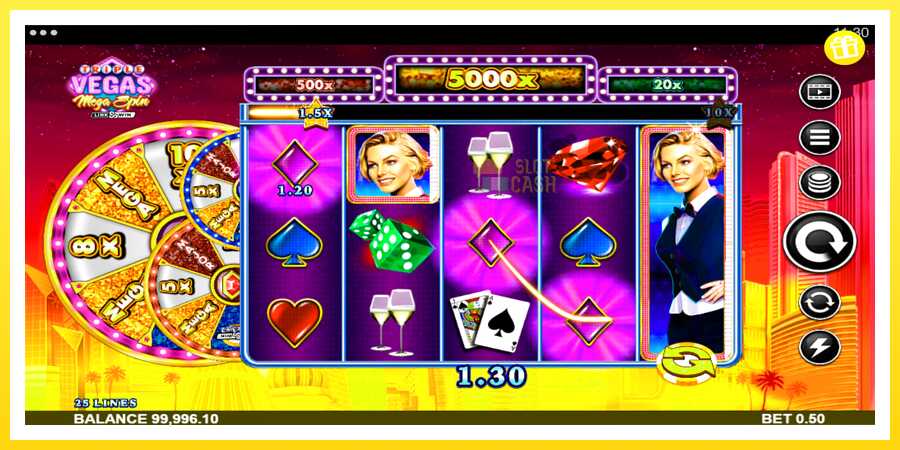 படம் 5 விளையாட்டு இயந்திரம் Triple Vegas Mega Spin