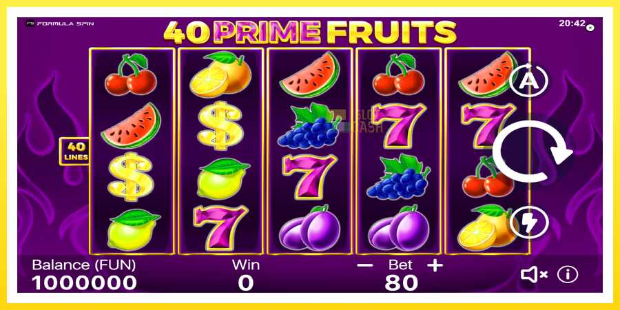 படம் 2 விளையாட்டு இயந்திரம் 40 Prime Fruits