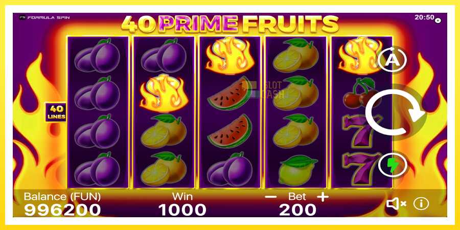 படம் 3 விளையாட்டு இயந்திரம் 40 Prime Fruits