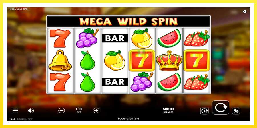 படம் 1 விளையாட்டு இயந்திரம் Mega Wild Spin