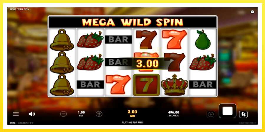 படம் 2 விளையாட்டு இயந்திரம் Mega Wild Spin