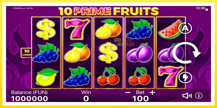 படம் 1 விளையாட்டு இயந்திரம் 10 Prime Fruits