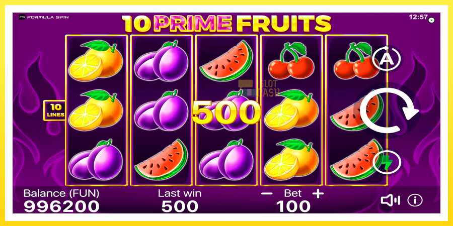 படம் 4 விளையாட்டு இயந்திரம் 10 Prime Fruits