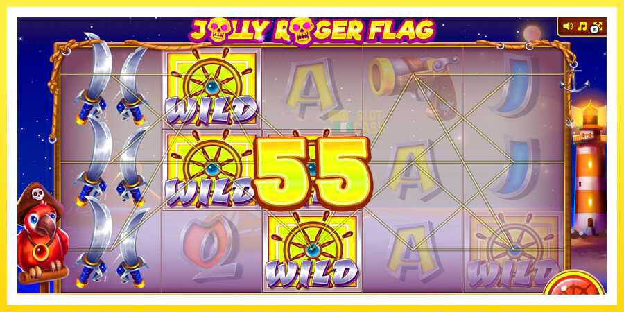 படம் 5 விளையாட்டு இயந்திரம் Jolly Roger Flag