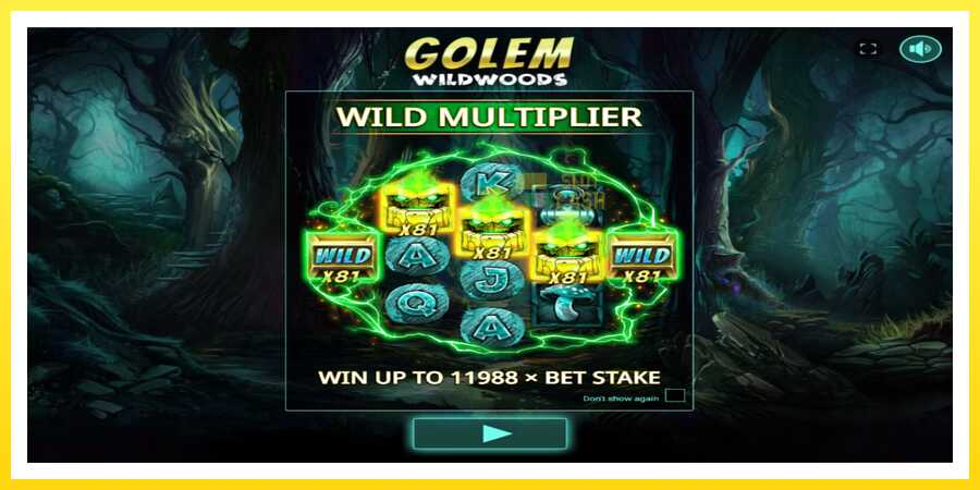 படம் 1 விளையாட்டு இயந்திரம் Golem Wildwoods