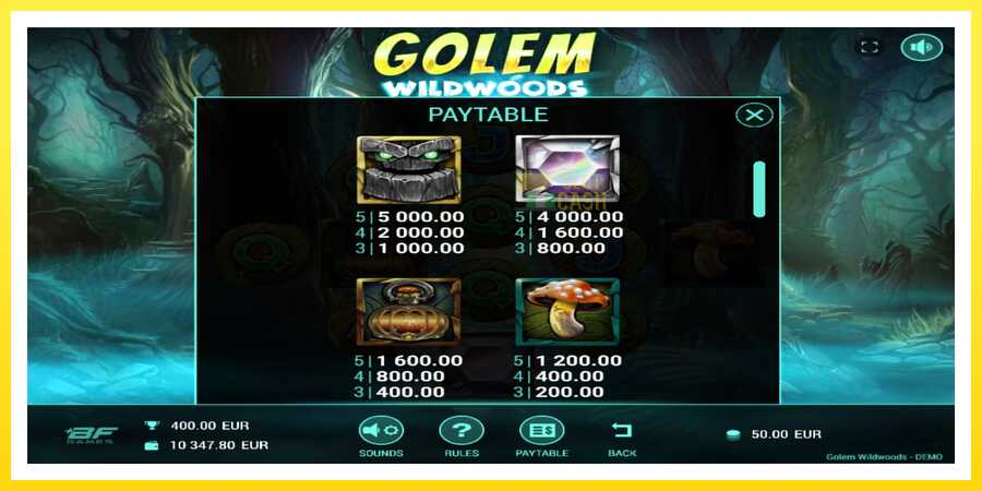 படம் 4 விளையாட்டு இயந்திரம் Golem Wildwoods