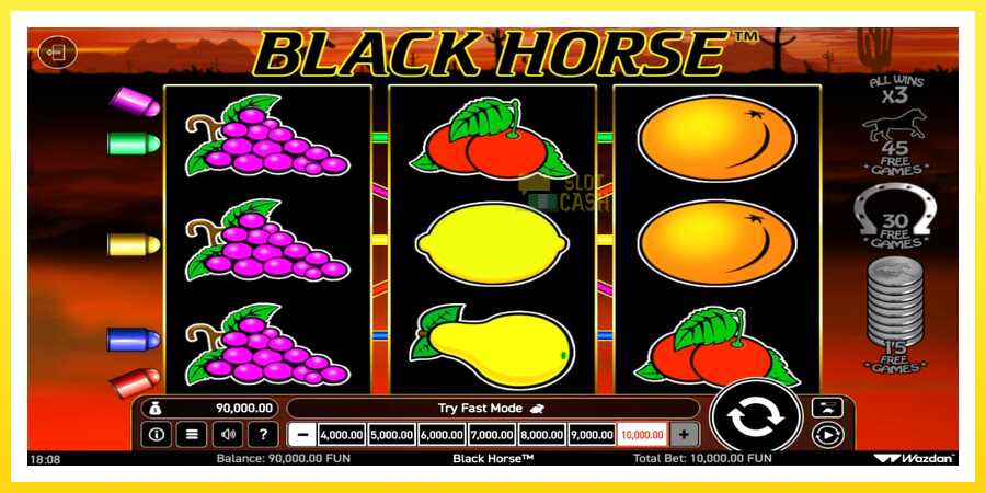 படம் 1 விளையாட்டு இயந்திரம் Black Horse