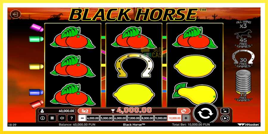 படம் 2 விளையாட்டு இயந்திரம் Black Horse