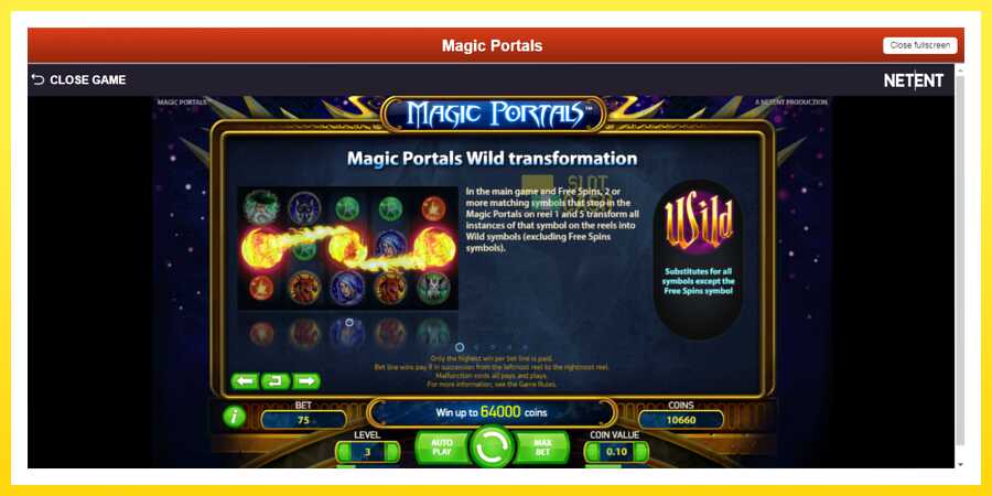 படம் 5 விளையாட்டு இயந்திரம் Magic Portals