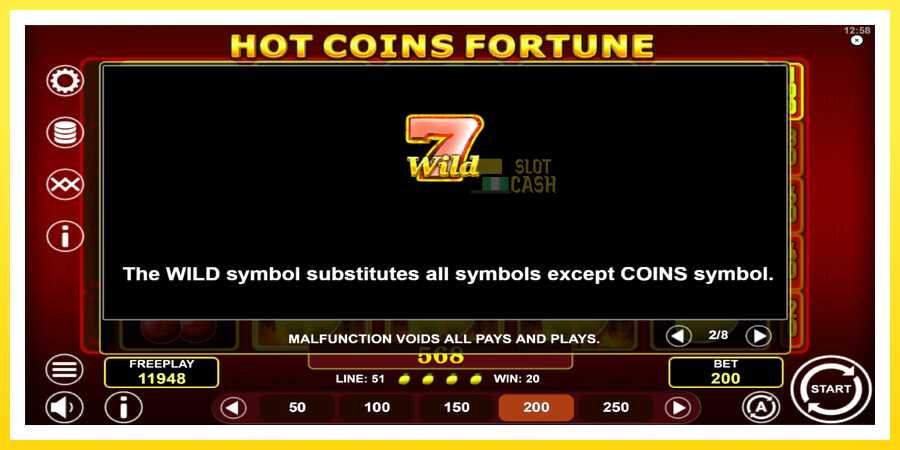 படம் 6 விளையாட்டு இயந்திரம் Hot Coins Fortune