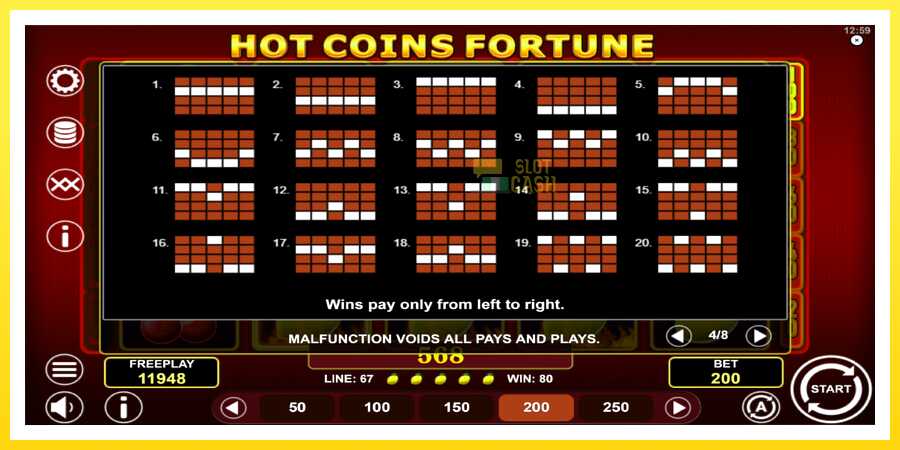 படம் 7 விளையாட்டு இயந்திரம் Hot Coins Fortune