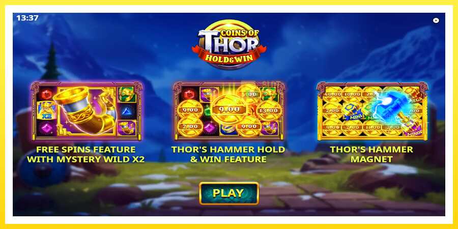 படம் 1 விளையாட்டு இயந்திரம் Coins of Thor