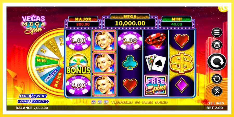 படம் 1 விளையாட்டு இயந்திரம் Vegas Mega Spin