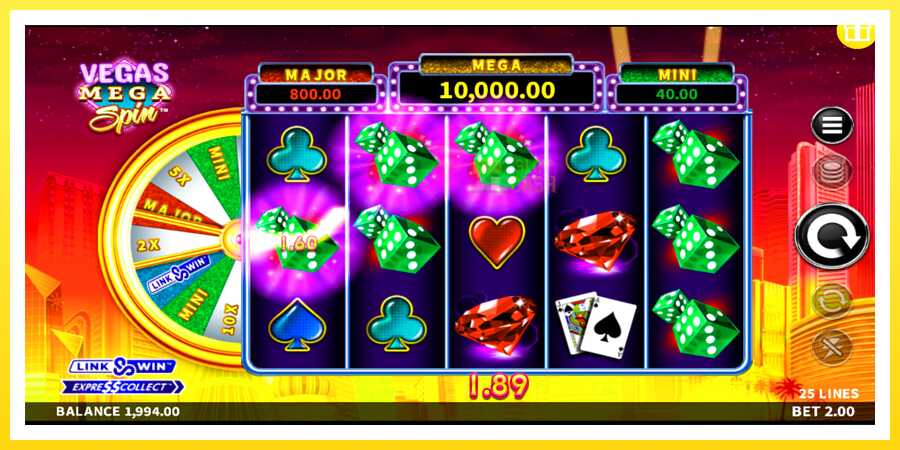 படம் 2 விளையாட்டு இயந்திரம் Vegas Mega Spin