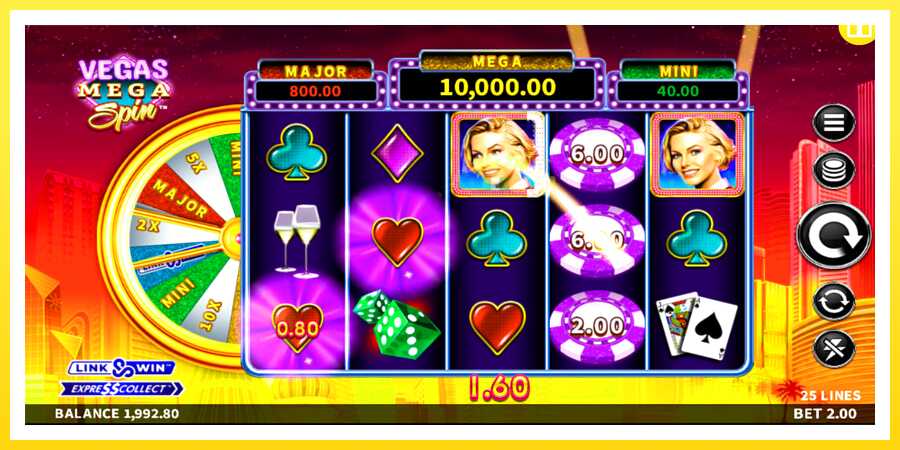 படம் 3 விளையாட்டு இயந்திரம் Vegas Mega Spin