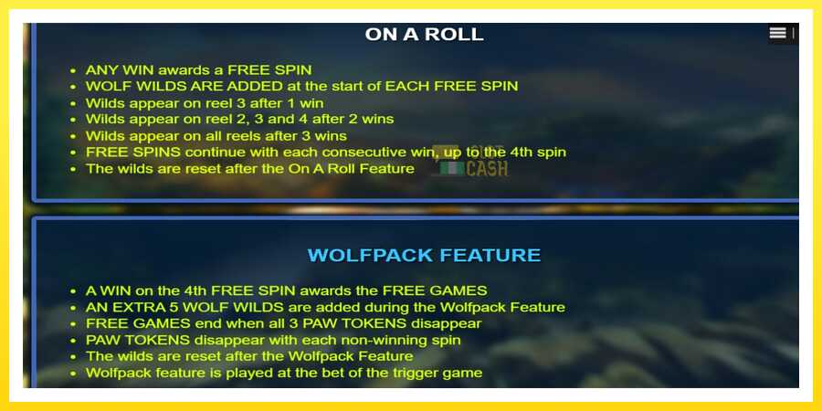 படம் 4 விளையாட்டு இயந்திரம் Wolfpack Pays