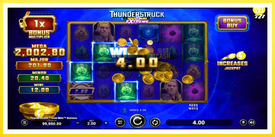 படம் 5 விளையாட்டு இயந்திரம் Thunderstruck Gold Blitz Extreme