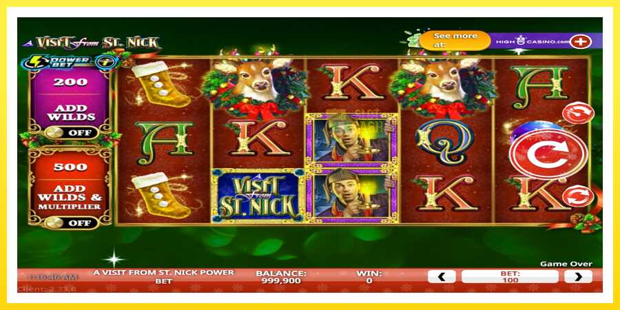 படம் 2 விளையாட்டு இயந்திரம் A Visit From St. Nick Power Bet