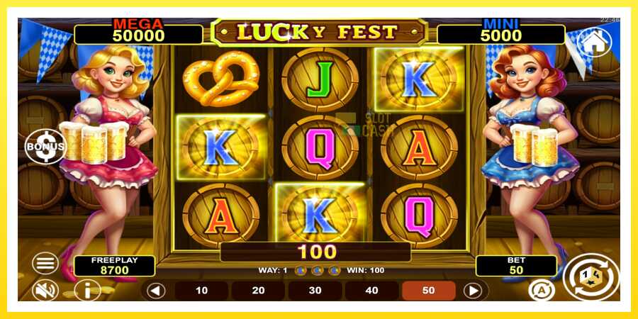 படம் 3 விளையாட்டு இயந்திரம் Lucky Fest Hold & Win