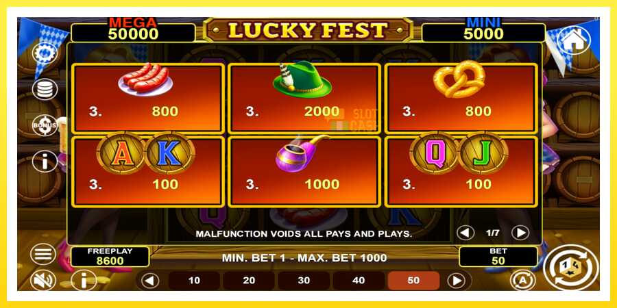 படம் 5 விளையாட்டு இயந்திரம் Lucky Fest Hold & Win