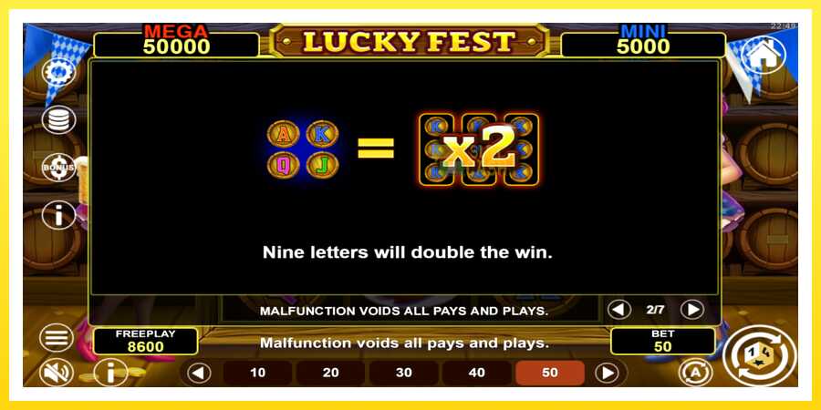 படம் 6 விளையாட்டு இயந்திரம் Lucky Fest Hold & Win