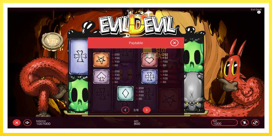 படம் 6 விளையாட்டு இயந்திரம் Evil Devil