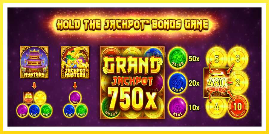 படம் 5 விளையாட்டு இயந்திரம் 9 Lions Halloween Jackpots