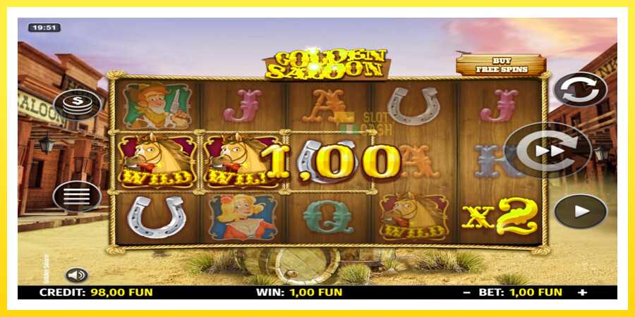 படம் 3 விளையாட்டு இயந்திரம் Golden Saloon