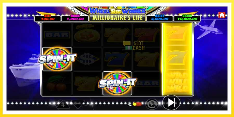 படம் 3 விளையாட்டு இயந்திரம் Wheel Big Winner Millionaires Life