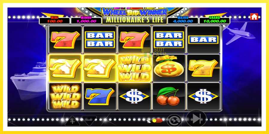 படம் 4 விளையாட்டு இயந்திரம் Wheel Big Winner Millionaires Life