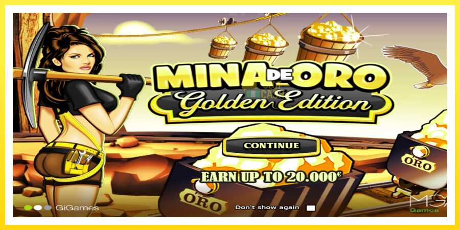 படம் 1 விளையாட்டு இயந்திரம் Mina de Oro Golden Edition