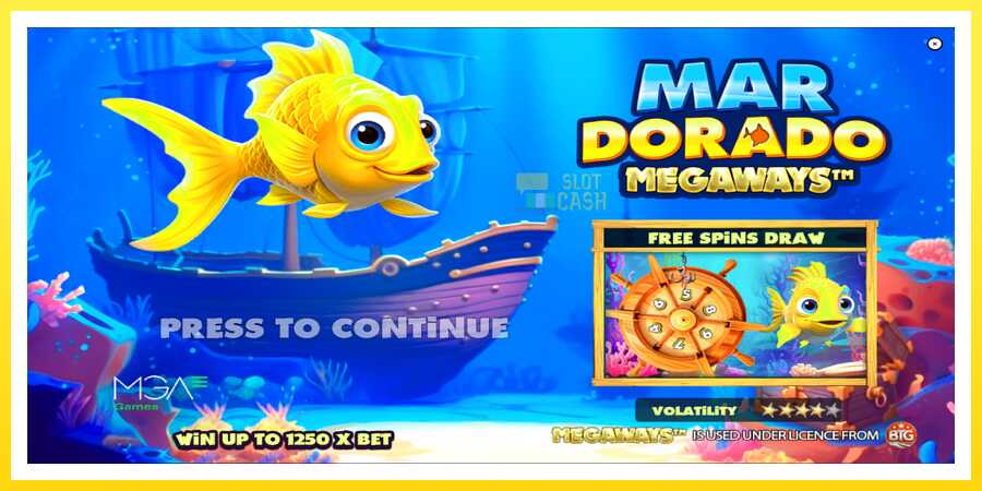 படம் 1 விளையாட்டு இயந்திரம் Mar Dorado Megaways