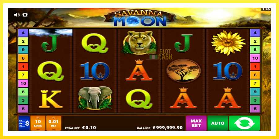 படம் 2 விளையாட்டு இயந்திரம் Savanna Moon