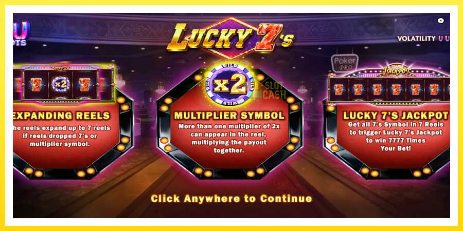 படம் 1 விளையாட்டு இயந்திரம் Lucky 7s