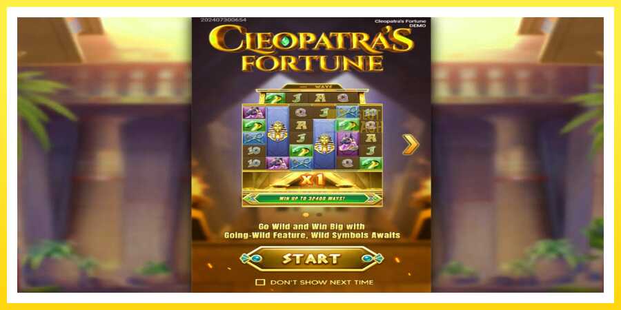 படம் 1 விளையாட்டு இயந்திரம் Cleopatras Fortune