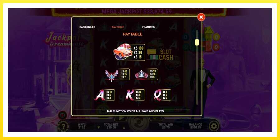 படம் 5 விளையாட்டு இயந்திரம் Jackpot Dreamhouse