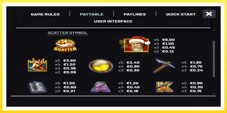 படம் 4 விளையாட்டு இயந்திரம் Carts of Cash Xmas