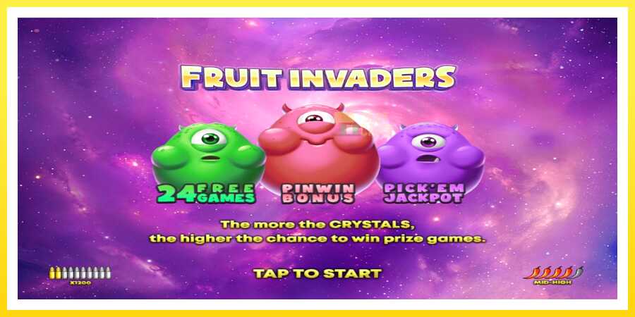 படம் 1 விளையாட்டு இயந்திரம் Fruit Invaders